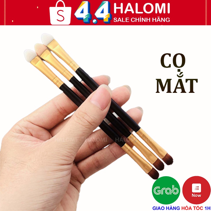 Cọ trang điểm mắt hai đầu HALOMI chuyên dùng cho makeup