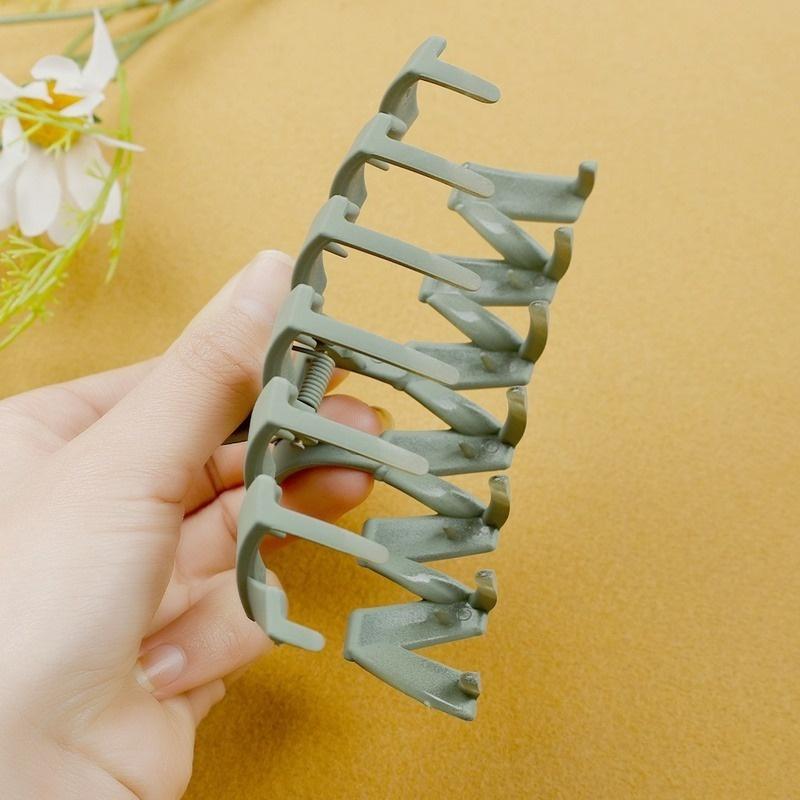 Kẹp Tóc Hình Gợn Sóng Mặt Nhám Phong Cách Hàn Quốc Cổ Điển Thời Trang Cho Nữ