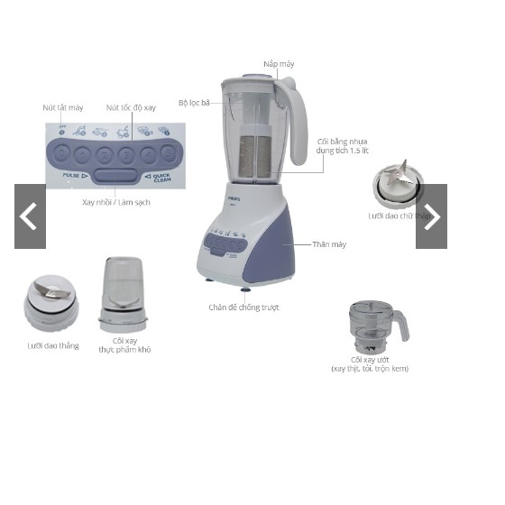 Máy xay sinh tố đa năng Philip HR2118