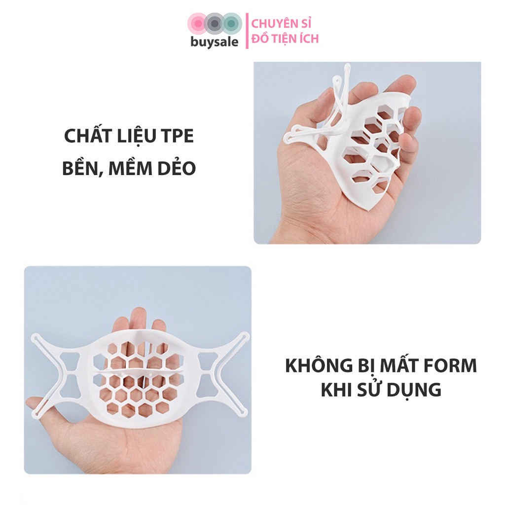 Khung 3D lót bên trong khẩu trang thoáng khí, tiện dụng_Buysales_BSPK194