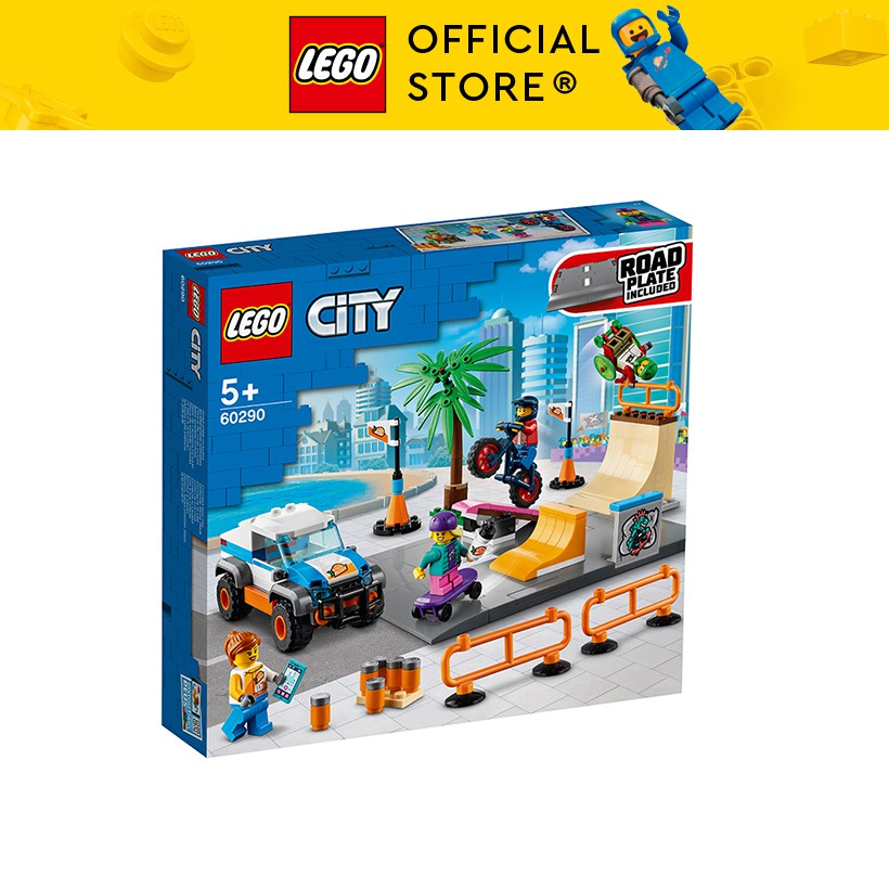 LEGO CITY 60290 Khu Vui Chơi Trượt Ván ( 195 Chi tiết)