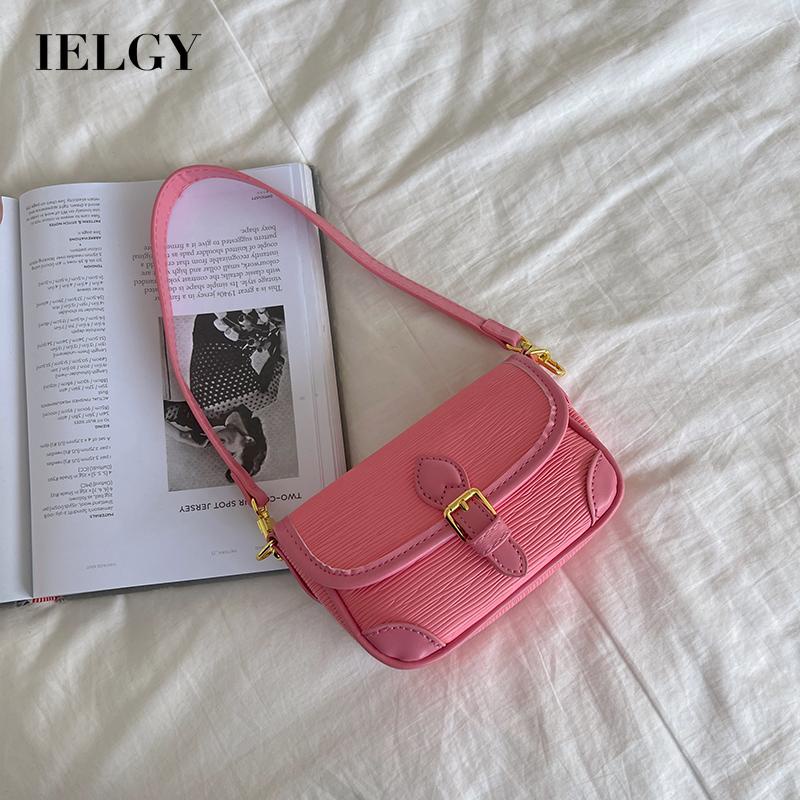 Túi đeo chéo IELGY hình vuông cỡ nhỏ phong cách cổ điển tinh tế thời trang cho nữ