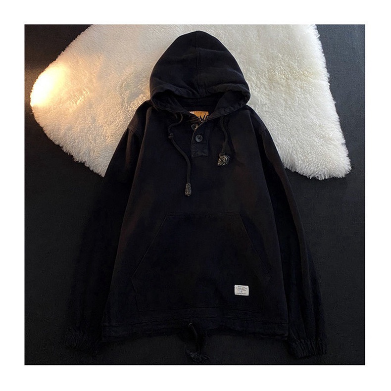 Áo Khoác Hoodie Form Rộng Unisex DONA Vải Kaki Dày Dặn - Tuni Store