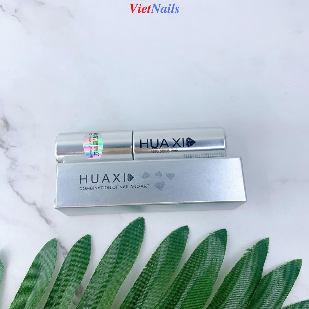 Top Mắt Mèo Huaxi Sơn Gel Mắt Mèo Kim Cương Ánh Nhũ Lấp Lánh