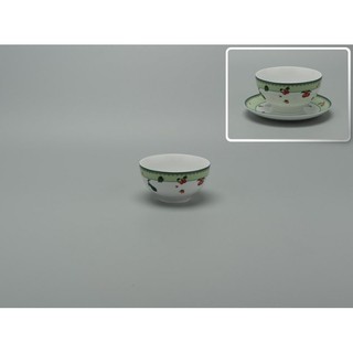 Bộ hộp 10 chén cơm sứ 11.5cm, 12cm camellia quả ngọt, minh long i