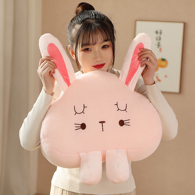 AIXINI Kawaii Bunny Plush Toy Cute Pig Plush Home Pillow Stuffed Animals Bear Dog Cat Plushies Soft Kids Morning Toys Gift for Children