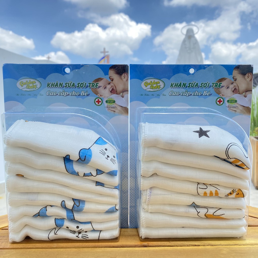 Khăn sữa sợi tre, khăn lau mặt cao cấp an toàn cho bé – Nature Mum