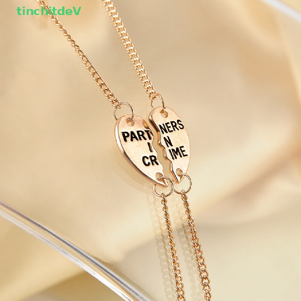 [TinchitdeV] Bộ 2 Vòng Tay Mặt Hình Trái Tim Chia Đôi Tình Bạn Thân Thiện Với Bạn Thân [Mới]