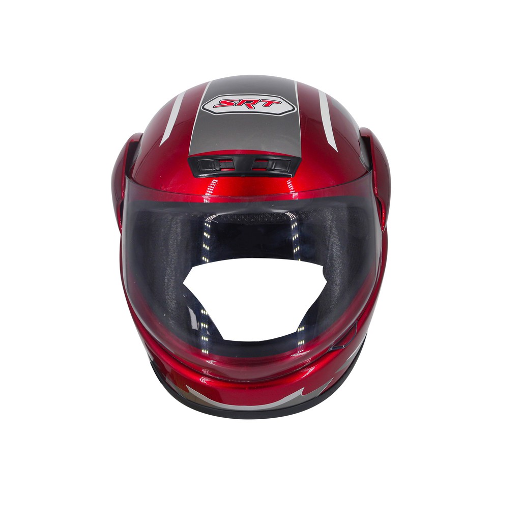 Mũ bảo hiểm fullface SRT A541 tem ADS màu xanh đen
