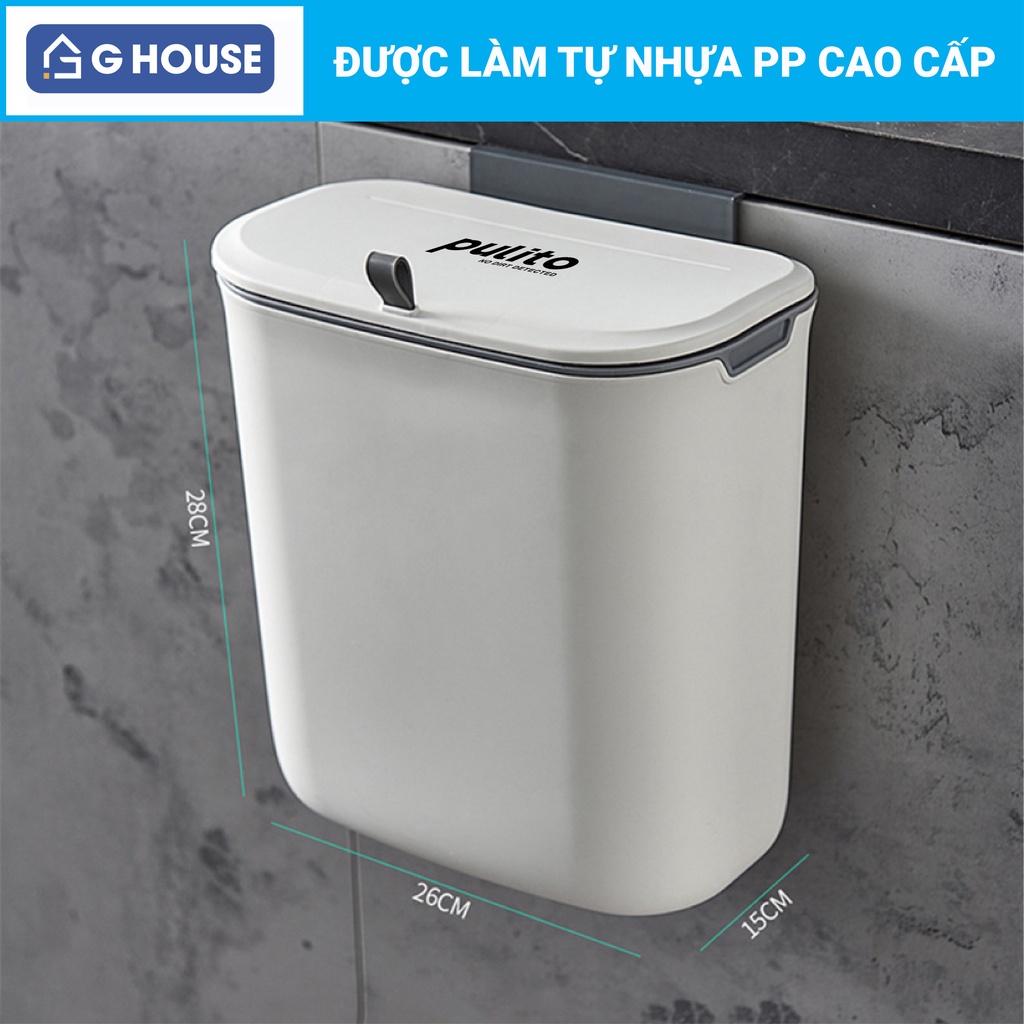 Thùng rác thông minh, thùng rác đa năng treo tủ bếp Pulito TC-01