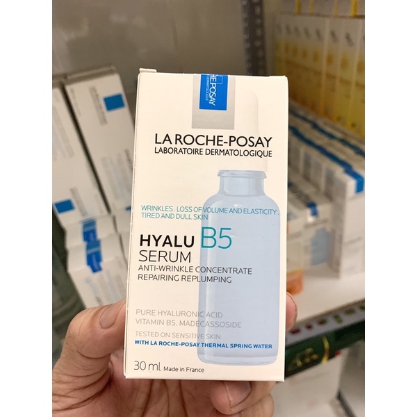 SERUM B5 LA ROCHE POSAY HYALU TINH CHẤT HYALURONIC ACID, VITAMIN B5 PHỤC HỒI DƯỠNG ẨM TÁI TẠO DA 30ML