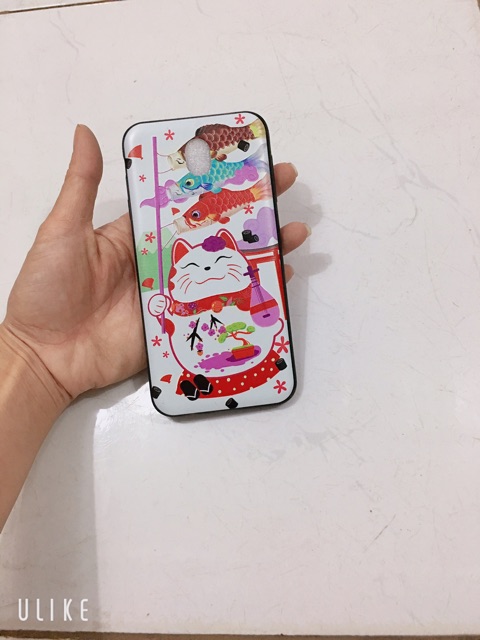 Ốp mèo thần tài sam sung j7pro, J7 pro