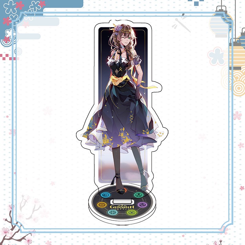 ( DẠ HỘI ) Mô hình nhân vật GENSHIN IMPACT game anime chibi standee mica acrylic trưng bày