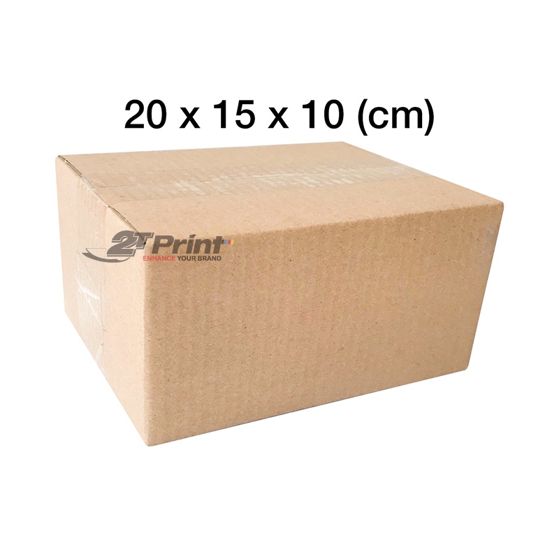 15x10x20 Combo 50 hộp carton, thùng giấy cod gói hàng, hộp bìa carton đóng hàng chất lượng, 3 lớp dày dặn 2TPrint