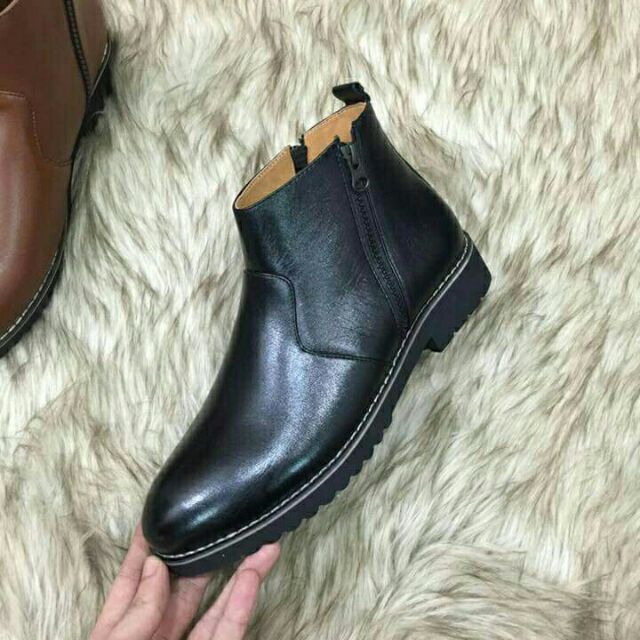 Giày Boots - Giày Cao Cổ Chelsea Boots Da Bò Bảo Hành 12 Tháng.