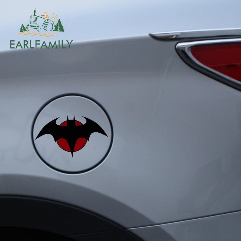 Sticker Dán Kính Chắn Gió Sau Xe Hơi/ Laptop In Logo Batman 13 x 7.2cm Chống Thấm Nước