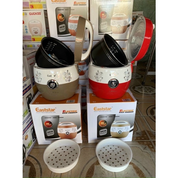 Nồi cơm điện cao tần mini giá rẻ eaststar 1l 1.2l 1.8l thiết kế hiện đại trẻ trung
