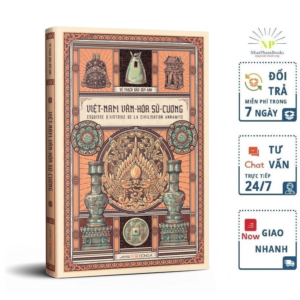 Sách - Việt Nam Văn Hoá Sử Cương Kèm 01 postcard Tặng Thêm Bookmark