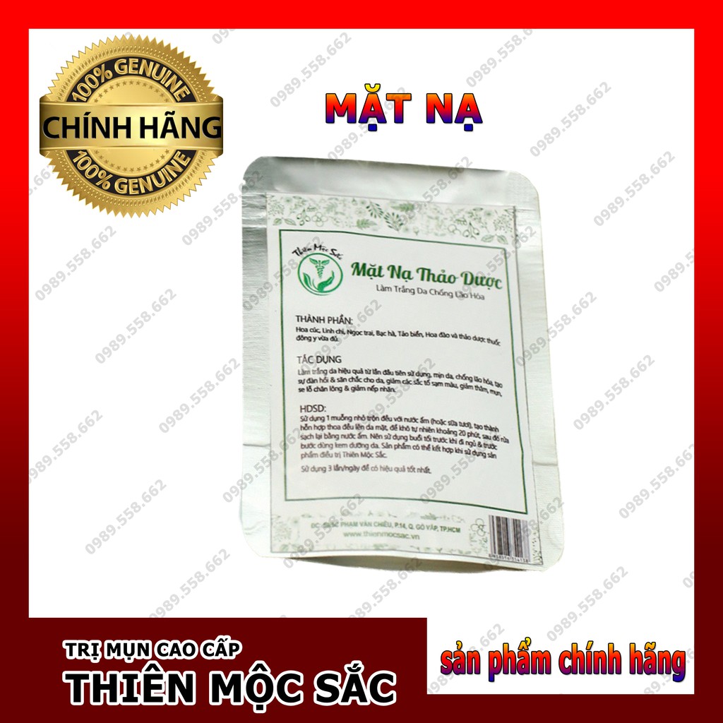 THIÊN MỘC SẮC - Mặt Nạ Thảo Dược