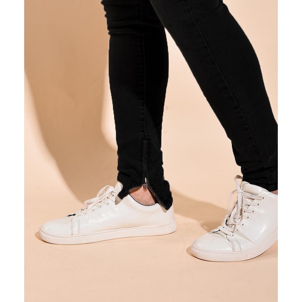 ROUTINE Quần bò nam skinny khóa gấu chất co giãn mới 2020