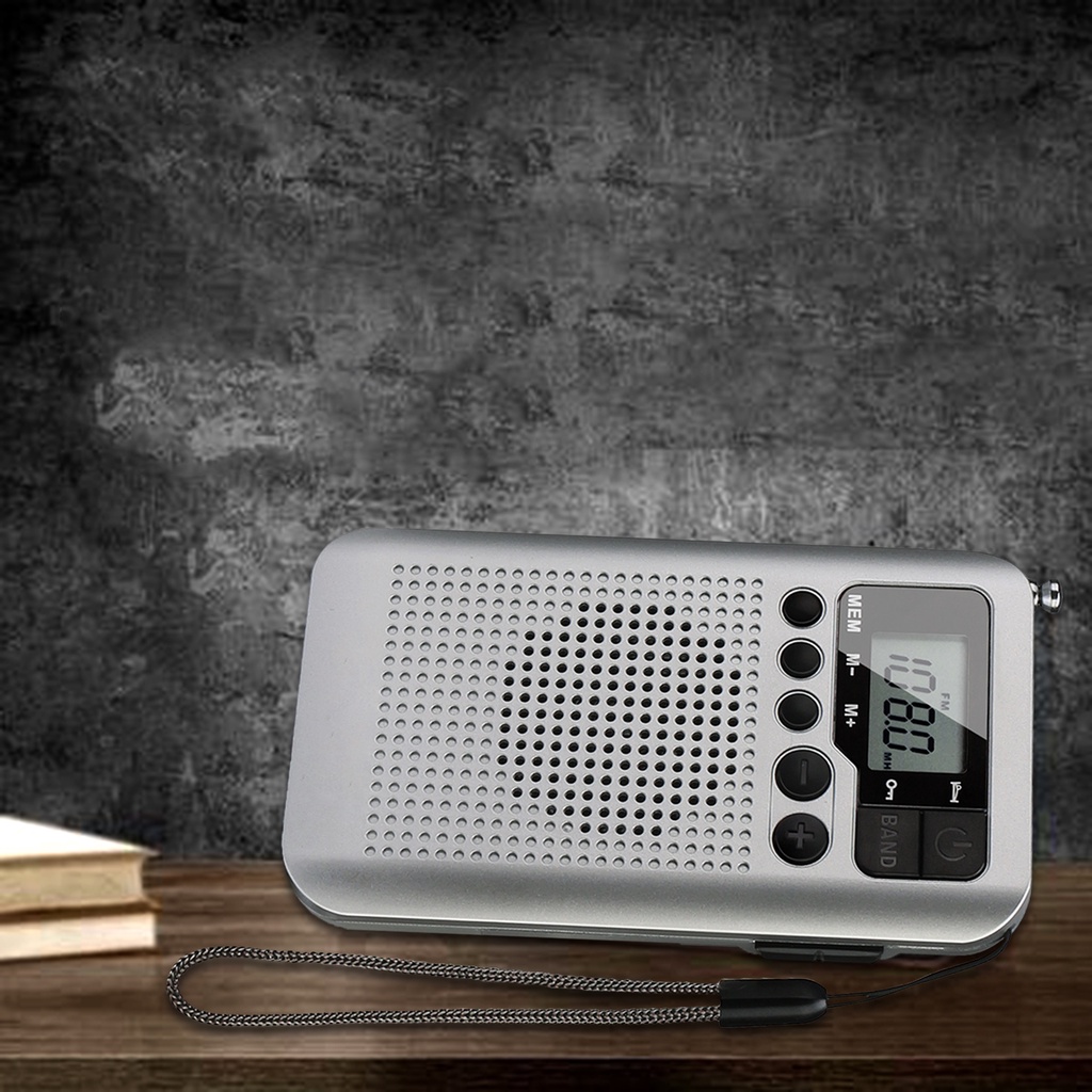 Radio Kỹ Thuật Số Mini Đa Năng Retekess Tr106 Màn Hình Lcd Dễ Sử Dụng