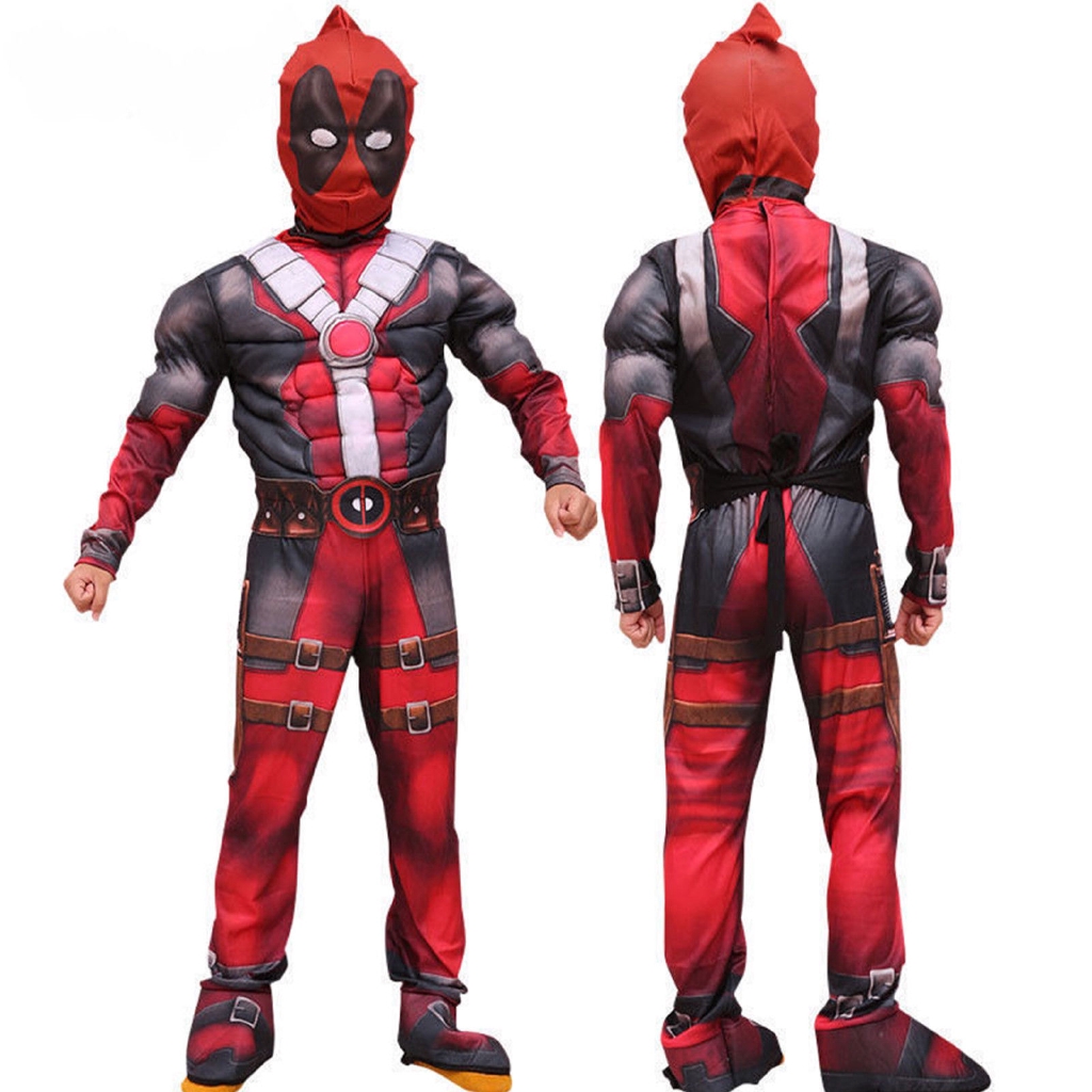 Bộ đồ Cosplay nhân vật siêu anh hùng Deadpool cho bé trai