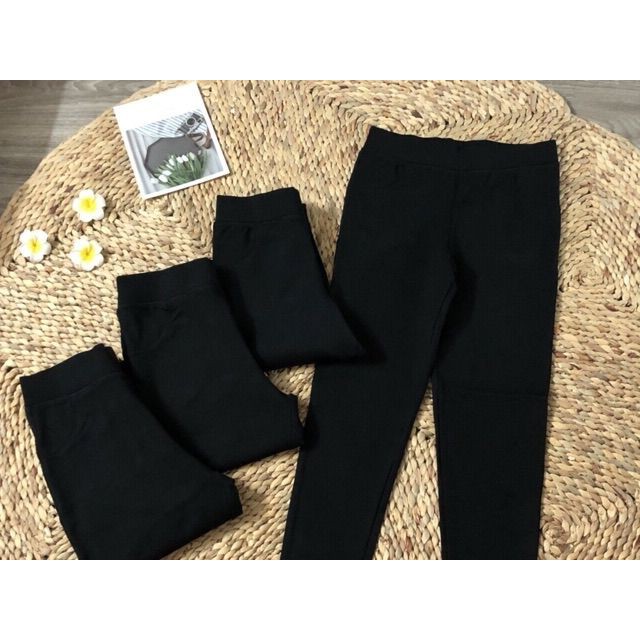 Quần legging trơn 4 túi phong cách chất cotton dẻo siêm mềm mại ROSA BOUTIQUE