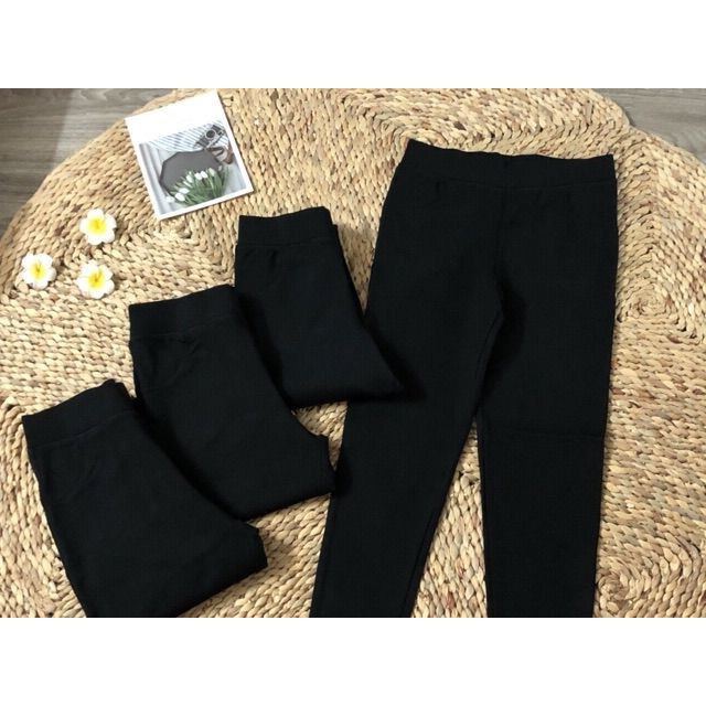 Quần Legging Trơn 4 Túi Phong Cách Chất Cotton Dẻo Siêm Mềm Mại ROSA