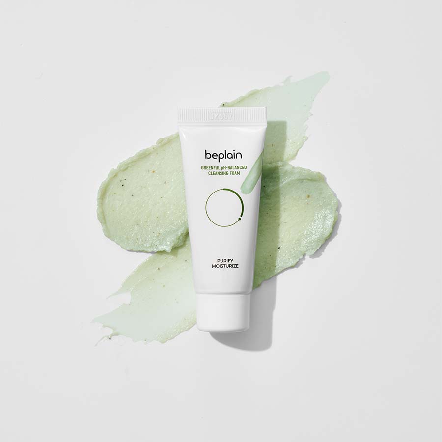 Sữa Rửa Mặt beplain Đậu Xanh cân bằng độ pH Greenful Cleansing Foam