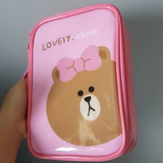 Túi đựng đồ make up da bóng CC