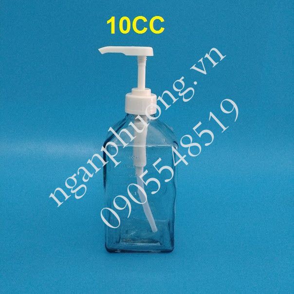 Bình định lượng đường, syrup có vòi bơm 8cc hoặc 10cc