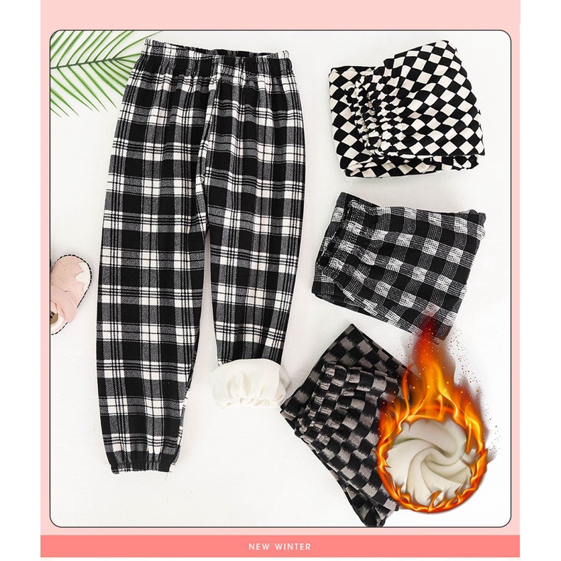 Quần Legging Lông Cừu Dày Dặn Giữ Ấm Thời Trang Thu Đông Phong Cách Hàn Quốc Cho Bé 90-150cm
