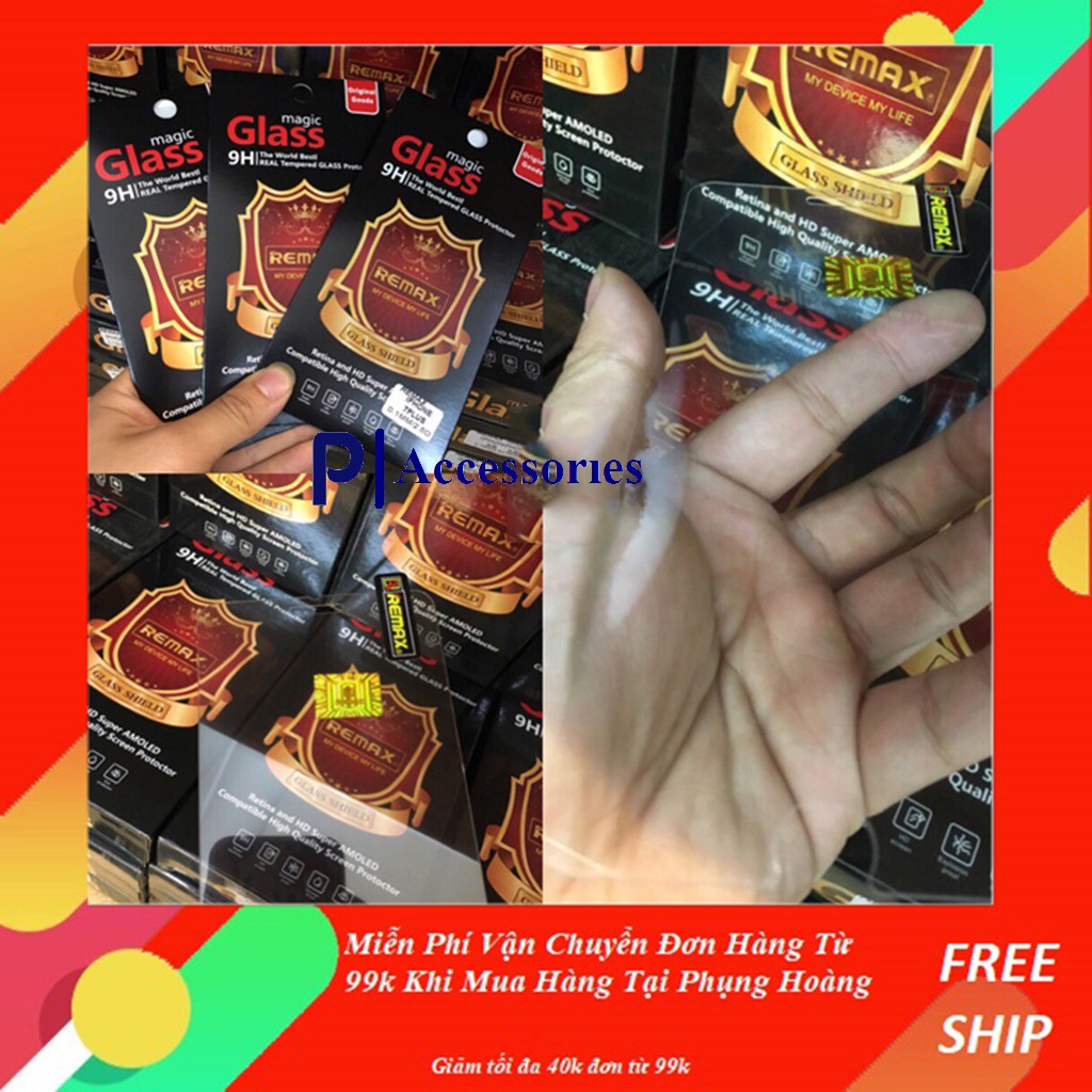 Kính Cường Lực Mỏng 0,1mm Chính Hãng Remax dành cho các dòng máy IP