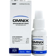 Dung Dịch Nhỏ Mắt Alkin OMNIX 10ml Dành Cho Chó Mèo Trị Các Bệnh Về Mắt