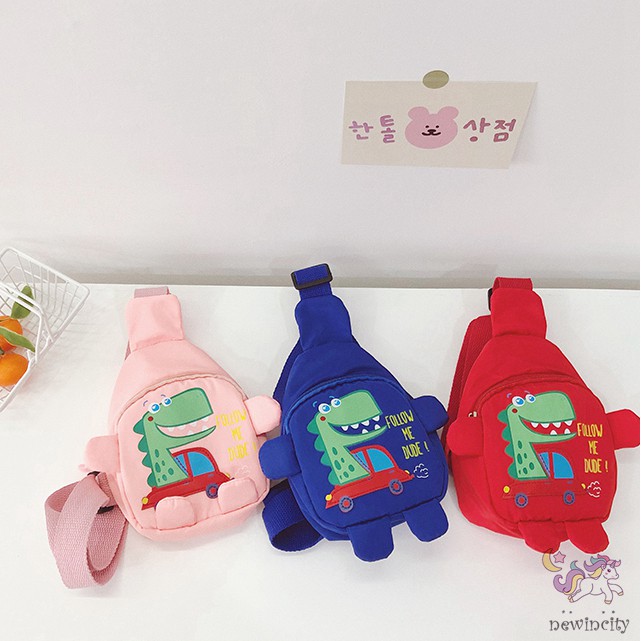 Túi Đeo Chéo Hình Khủng Long Dễ Thương Dành Cho Bé
