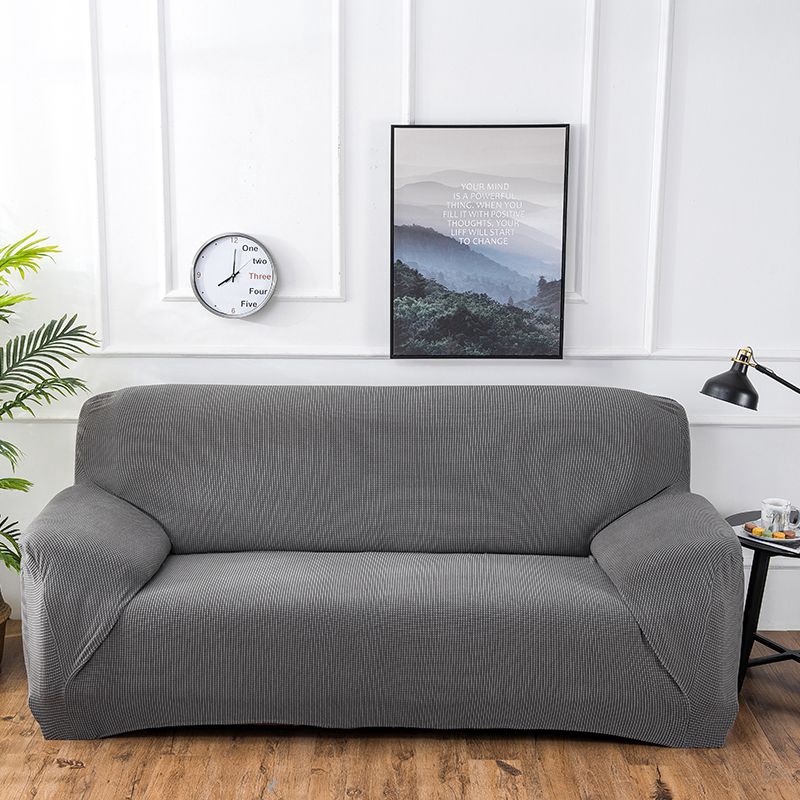 Vỏ bọc ghế sofa màu trơn co giãn trang trí cho nhà cho tất cả các mùa