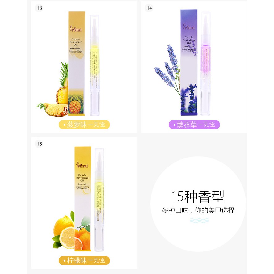 Tinh Dầu Hương Trái Cây Nuôi Dưỡng Làm Mềm Móng Tay