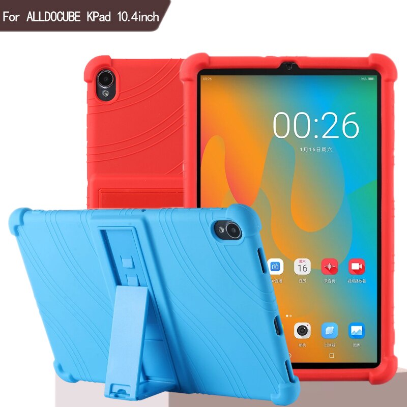 Ốp máy tính bảng silicon mềm có giá đỡ bảo vệ cho ALLDOCUBE KPad 10.4 inch Android 11