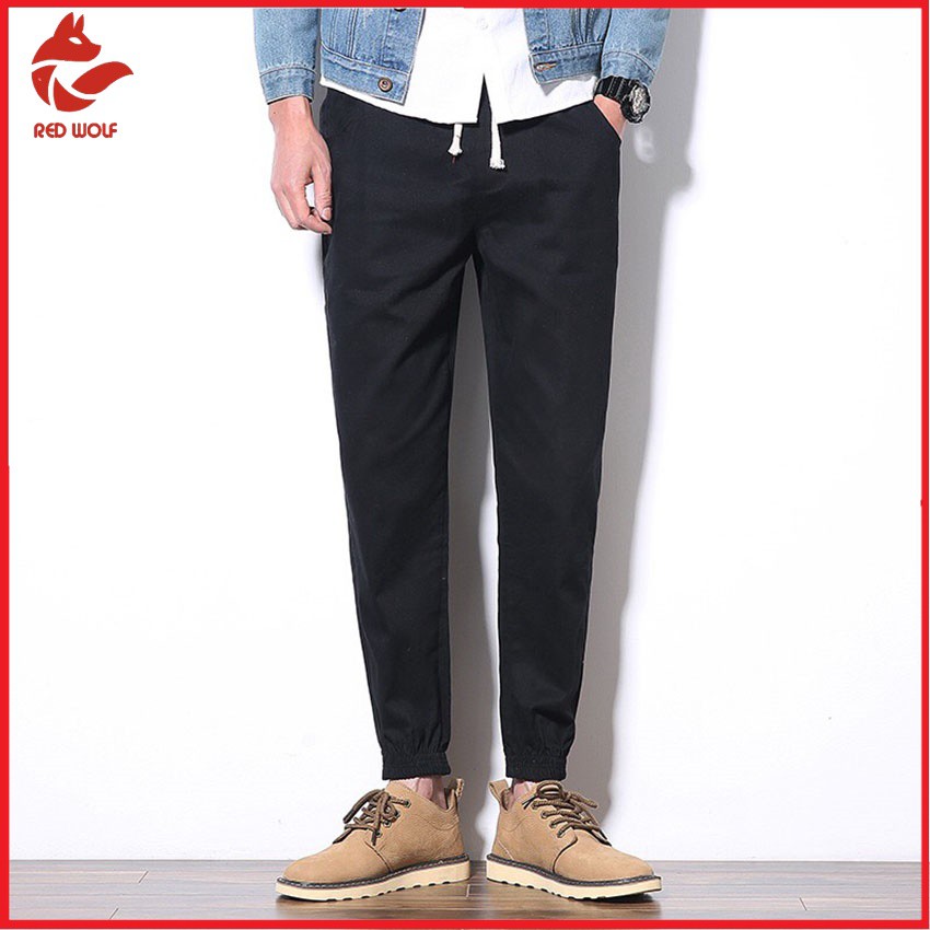 Quần jogger kaki nam dáng thể thao cao cấp, quần jogger nam thời trang phong cách | BigBuy360 - bigbuy360.vn