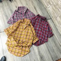 Sơ mi kẻ oversize siêu xinh