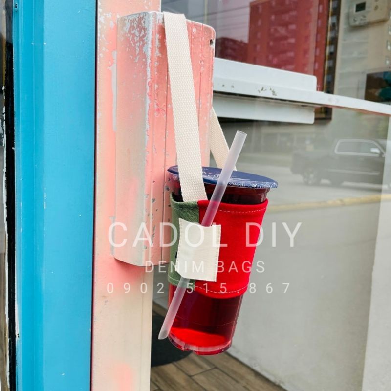 Túi Quai Vải Đựng Ly Trà Sữa Nhựa