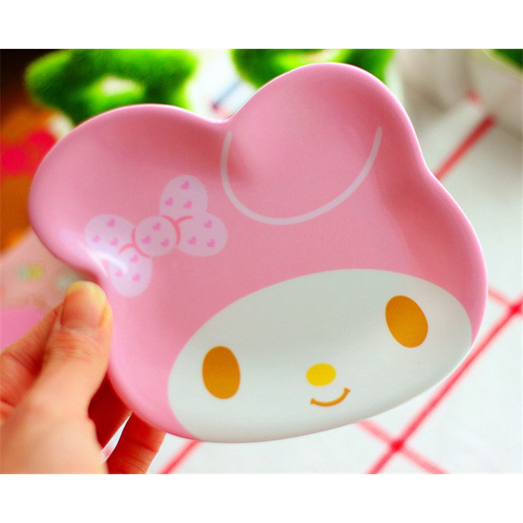 Đĩa sứ đựng thức ăn hình hoạt hình dễ thương