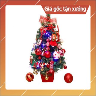 Cây thông noel 60cm+75 phụ kiện trang trí