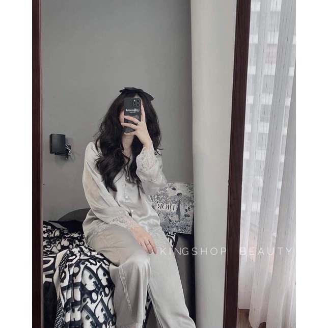 BỘ LỤA NGỦ DÀI TAY🍁 | BigBuy360 - bigbuy360.vn