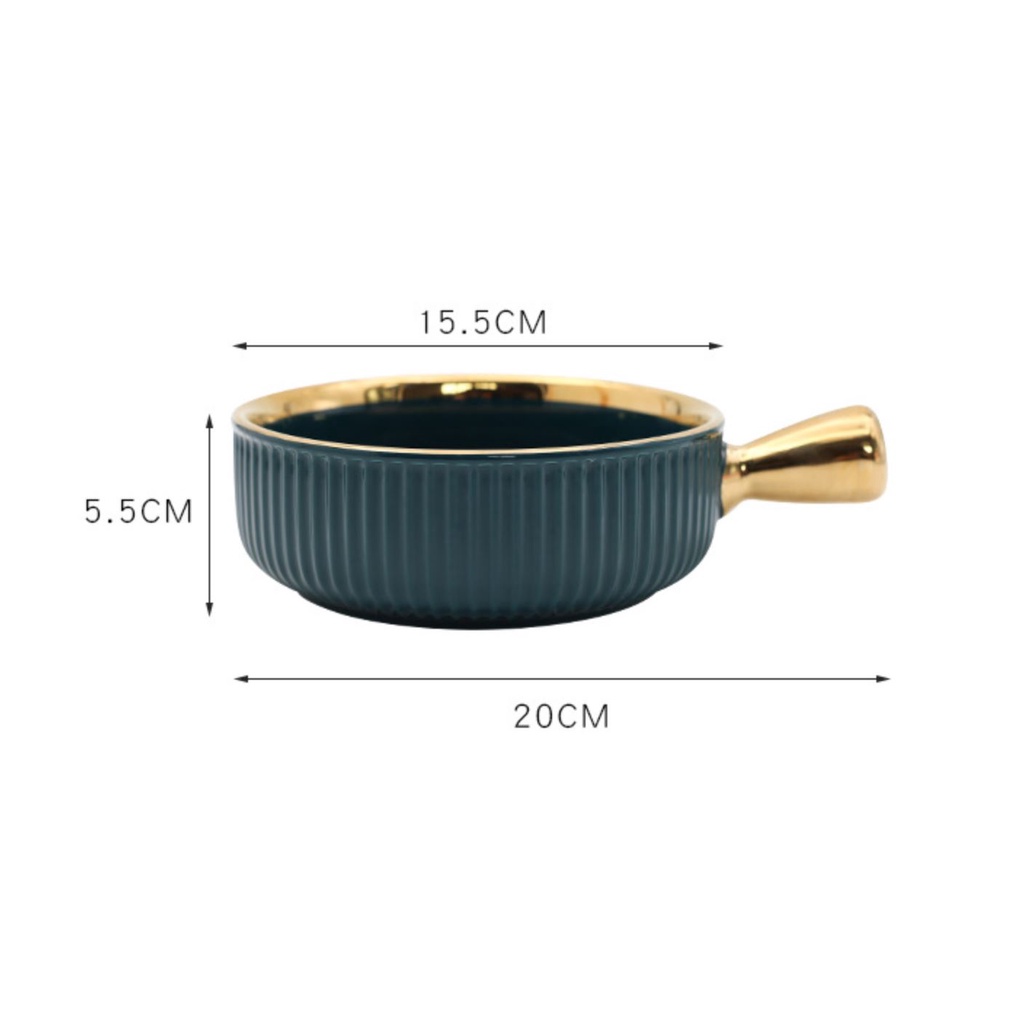 Tô mỳ. Âu mỳ. Dĩa decor trang trí bàn ăn có tay cầm