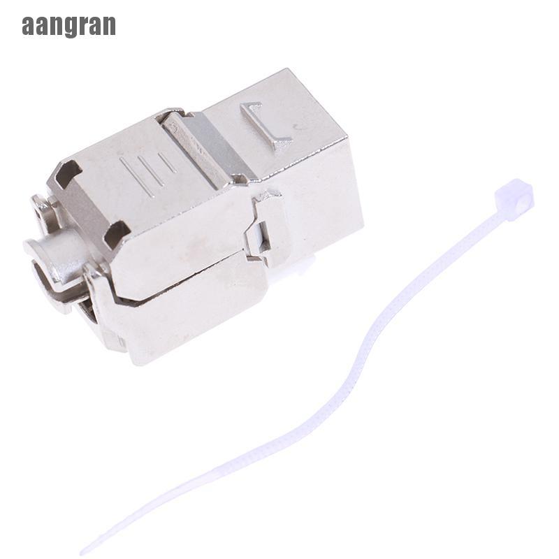 Đầu Nối Jack Mạng Bằng Kim Loại Aangran Keystone Cat6A Ftp