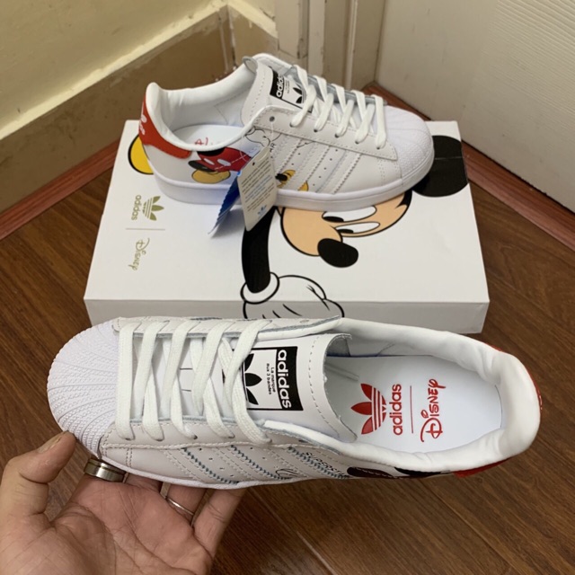 Giày thể thao mickey nam nữ mũi sò cao cấp (free ship) | BigBuy360 - bigbuy360.vn