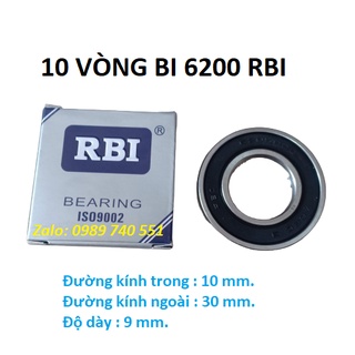 10 vòng bi 6200 rbi chất lượng cao