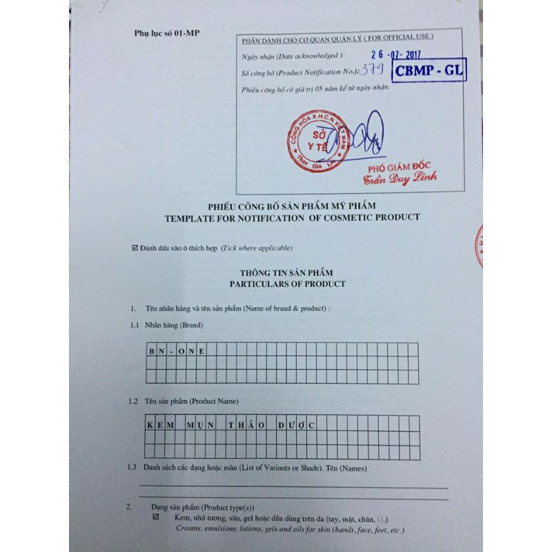 Kem Mụn Thảo Dược BN One | BigBuy360 - bigbuy360.vn