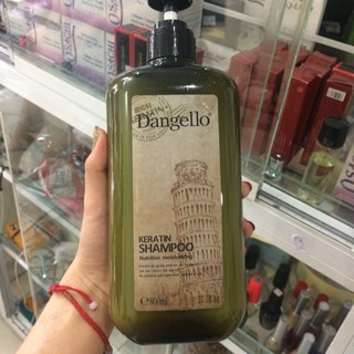 Cặp Dầu Gội Dầu Xả Dangello Keratin 800ml x 2